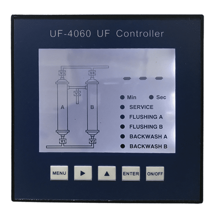 Double-Barreled Automatic Ultrafiltration Water Purification System Controller